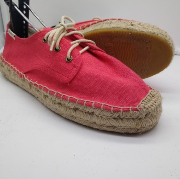 womens red espadrilles shoes